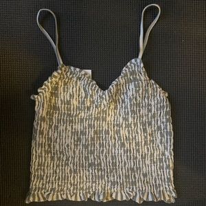 NWT AE smocked tank top